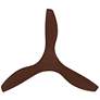 3_52" Eglo Surfline Matte Black Ceiling Fan with Walnut Blades more views