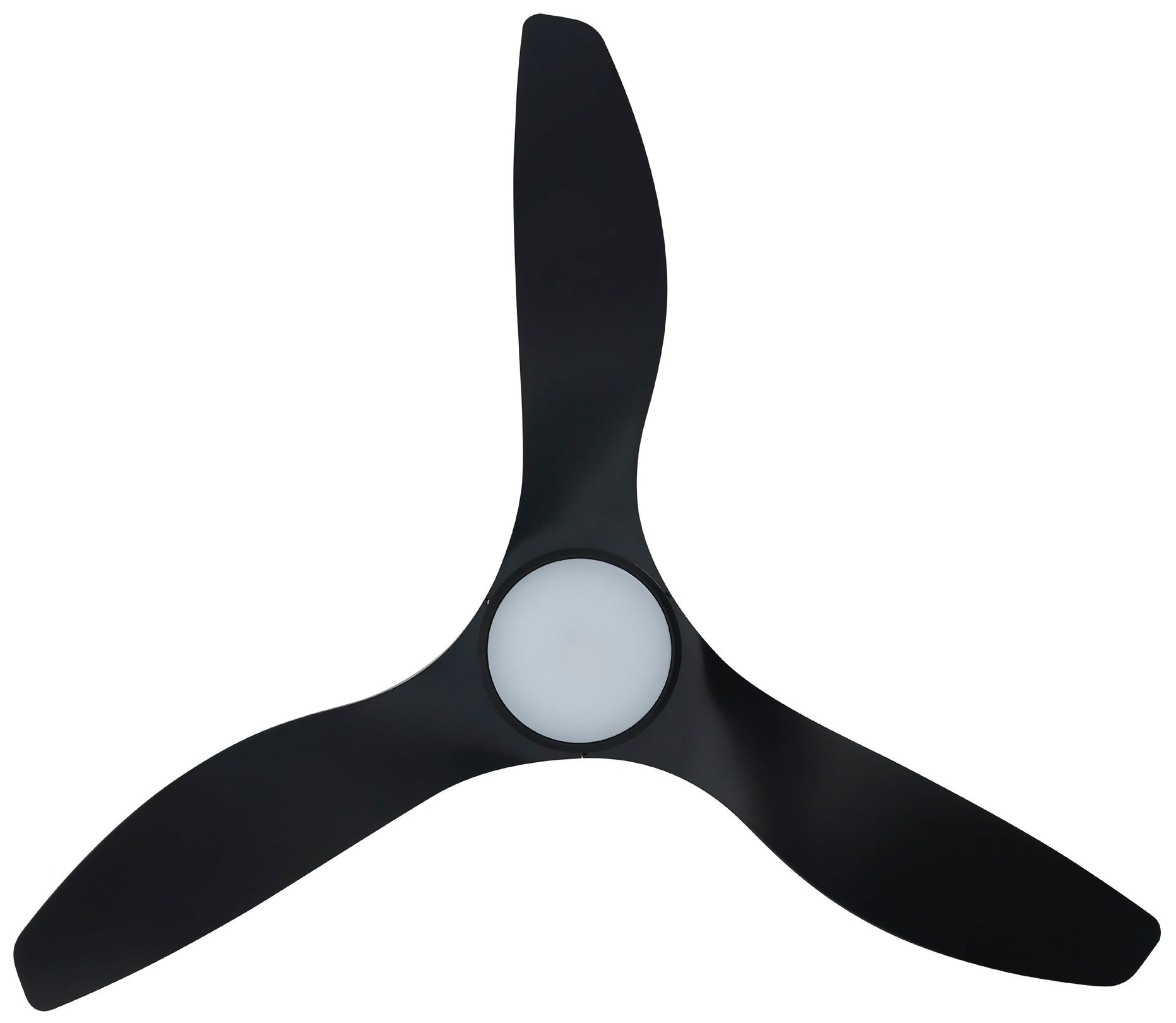 Image 3 52" Eglo Surfline Matte Black LED Ceiling Fan with Remote more views