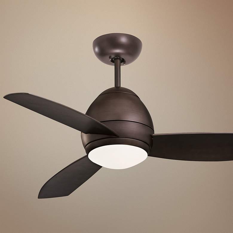 Image 1 52" Emerson Curva Oil-Rubbed Bronze Ceiling Fan