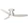 52" Emerson Curva Sky Brushed Steel Hugger Ceiling Fan