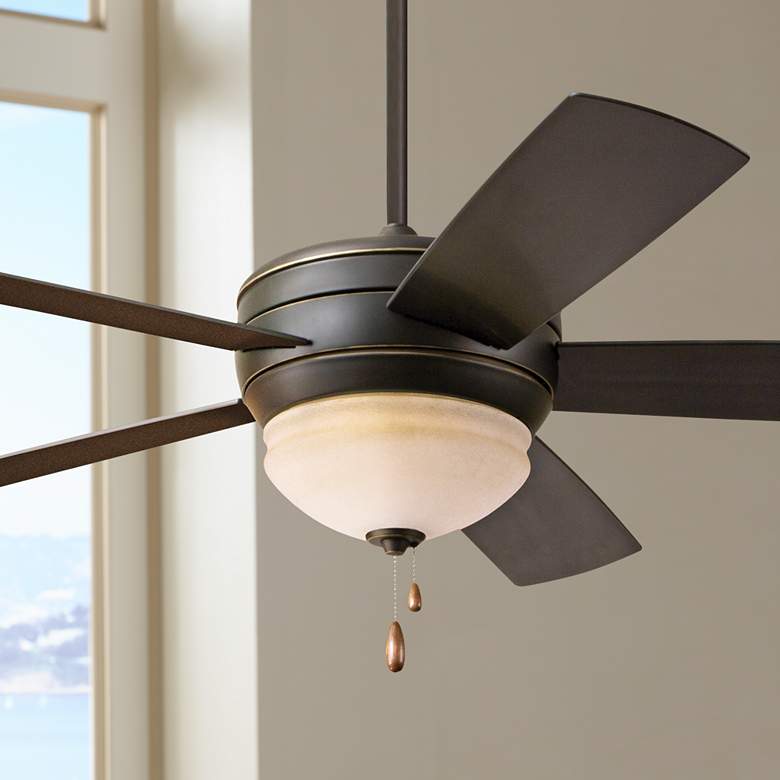 Image 1 52 inch Emerson Summerhaven Golden Espresso Ceiling Fan