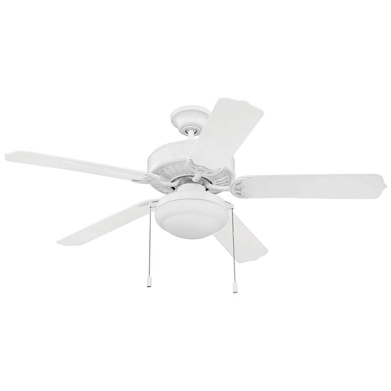 Image 2 52" Enduro ABS Housing White LED Outdoor Pull Chain Ceiling Fan