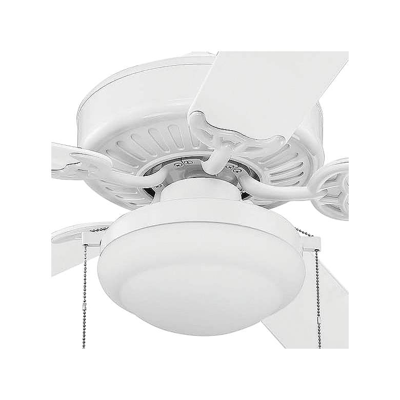 Image 3 52" Enduro ABS Housing White LED Outdoor Pull Chain Ceiling Fan more views
