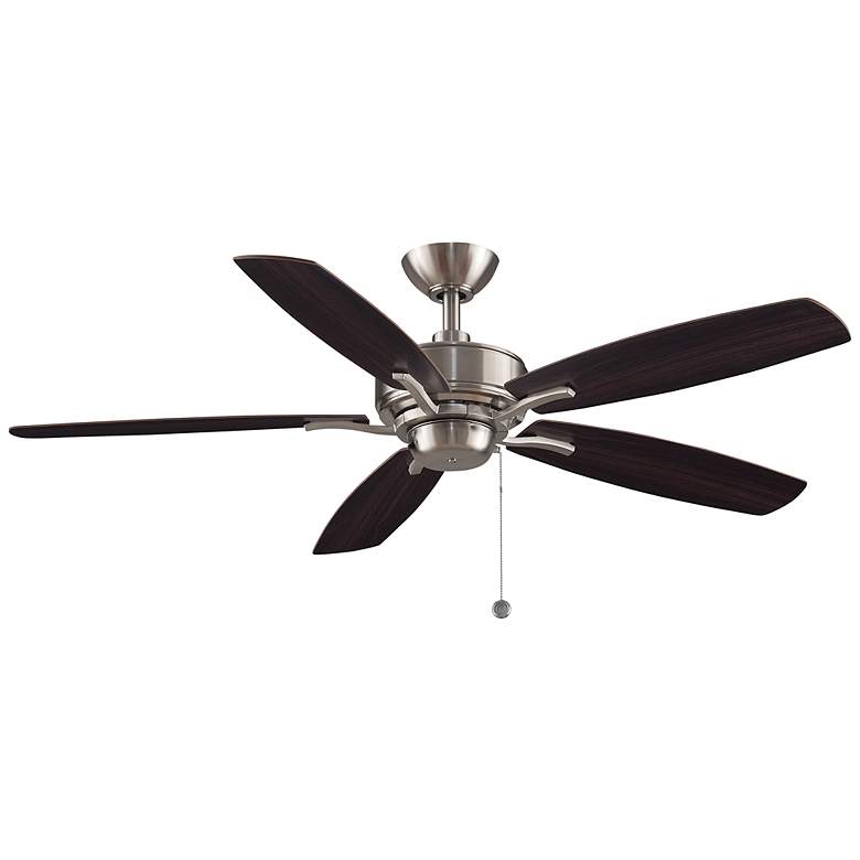 Image 3 52" Fanimation Aire Deluxe Brushed Nickel Pull Chain Ceiling Fan