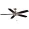 52" Fanimation Aire Deluxe Brushed Nickel Pull Chain Ceiling Fan