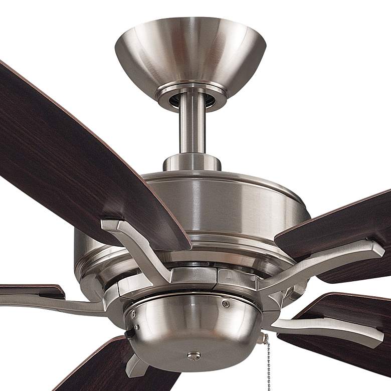 Image 4 52" Fanimation Aire Deluxe Brushed Nickel Pull Chain Ceiling Fan more views