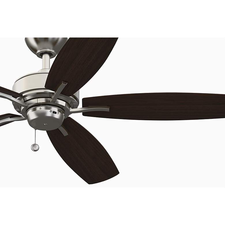 Image 6 52" Fanimation Aire Deluxe Brushed Nickel Pull Chain Ceiling Fan more views