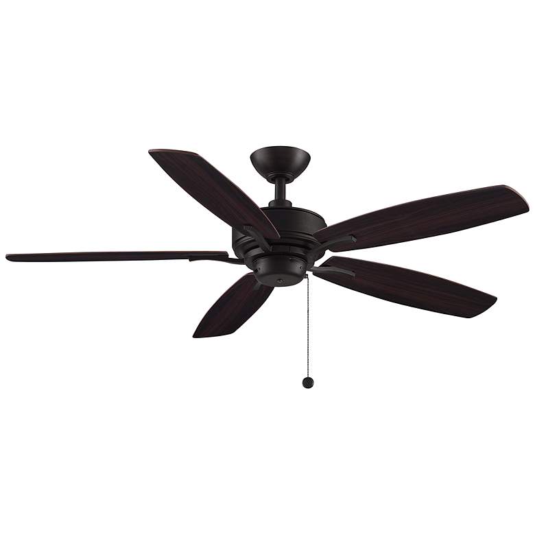 Image 1 52 inch Fanimation Aire Deluxe Dark Bronze Pull Chain Indoor Ceiling Fan