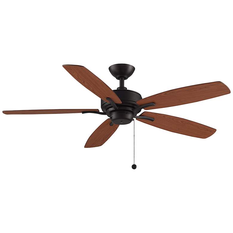 Image 3 52" Fanimation Aire Deluxe Dark Bronze Pull Chain Indoor Ceiling Fan more views