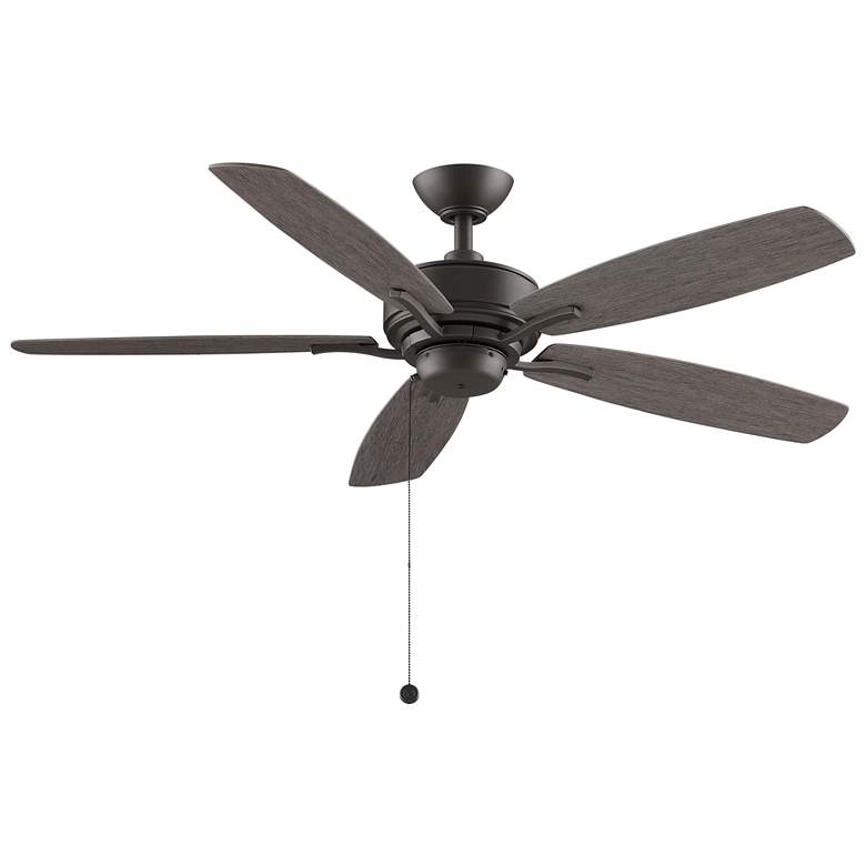 Image 1 52" Fanimation Aire Deluxe Matte Greige Pull Chain Ceiling Fan