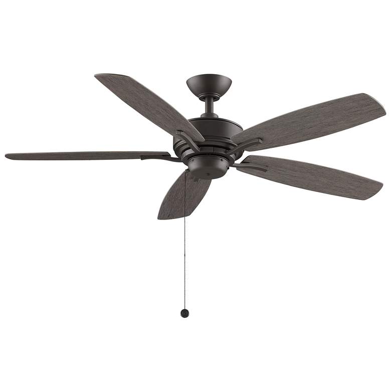 Image 1 52 inch Fanimation Aire Deluxe Matte Greige Pull Chain Ceiling Fan