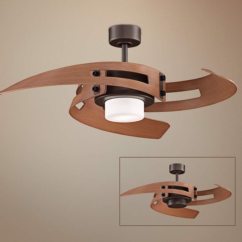 Image 1 52" Fanimation Avaston Oil-Rubbed Bronze Ceiling Fan