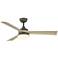 52" Fanimation Barlow Graphite Outdoor LED Ceiling Fan with Remote
