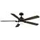 52" Fanimation Benito V2 Matte Greige LED Damp Ceiling Fan