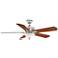 52" Fanimation Camhaven V2 Brushed Nickel LED Ceiling Fan