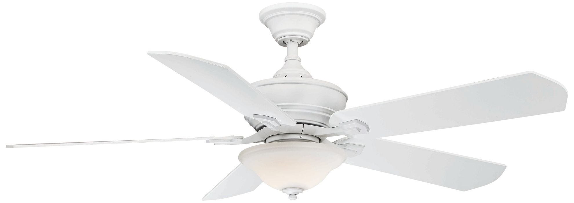 52" Fanimation Camhaven V2 Matte White LED Ceiling Fan