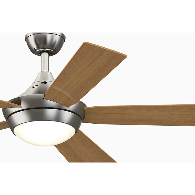 Image 4 52" Fanimation Celano V2 Brushed NIckel LED Ceiling Fan with Remote more views