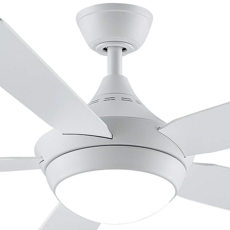Image 2 52" Fanimation Celano V2 Matte White LED Ceiling Fan with Remote more views