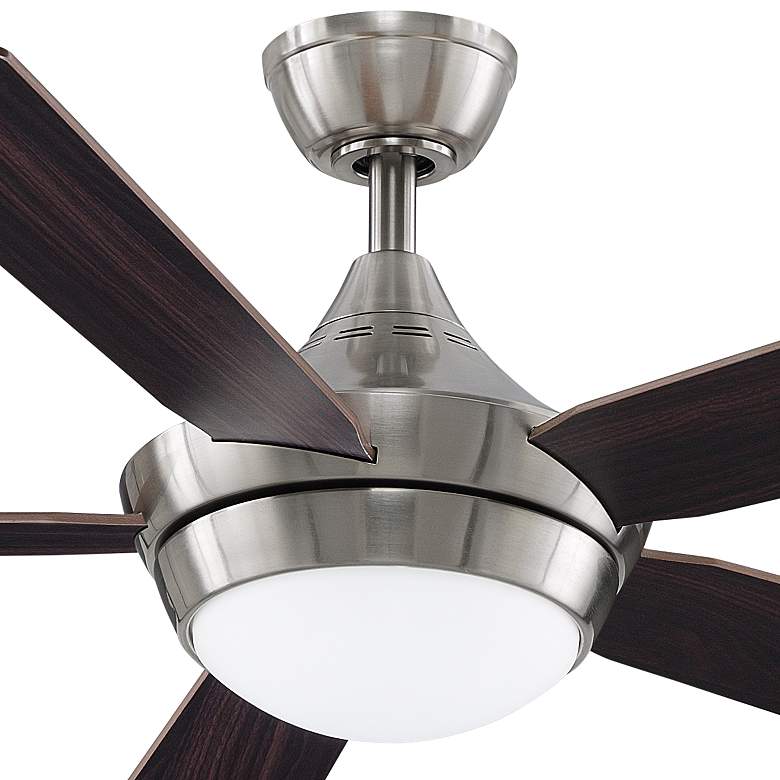 Image 3 52" Fanimation Clelano V2 Brushed Nickel LED Ceiling Fan more views