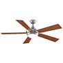 3_52" Fanimation Clelano V2 Brushed Nickel LED Ceiling Fan more views