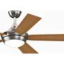 4_52" Fanimation Clelano V2 Brushed Nickel LED Ceiling Fan more views