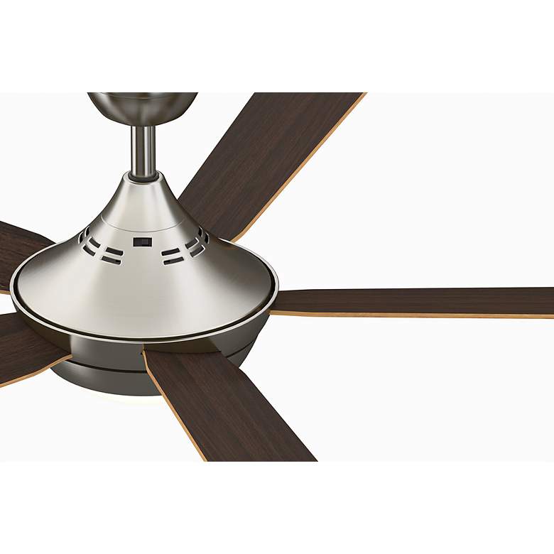 Image 5 52" Fanimation Clelano V2 Brushed Nickel LED Ceiling Fan more views