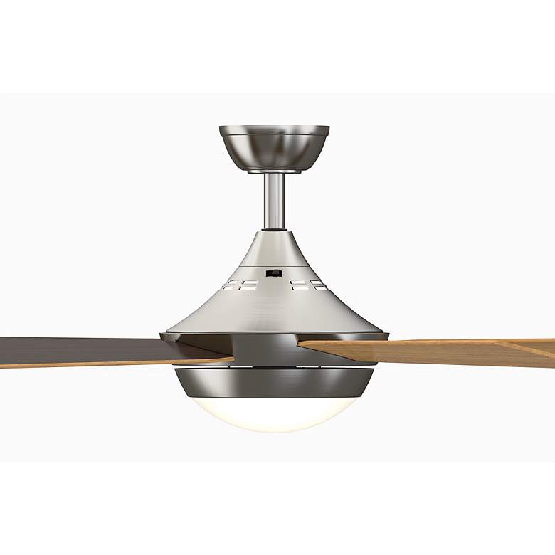 Image 6 52" Fanimation Clelano V2 Brushed Nickel LED Ceiling Fan more views