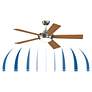 52" Fanimation Clelano V2 Brushed Nickel LED Ceiling Fan