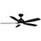 52" Fanimation Doren Black LED Ceiling Fan with Remote