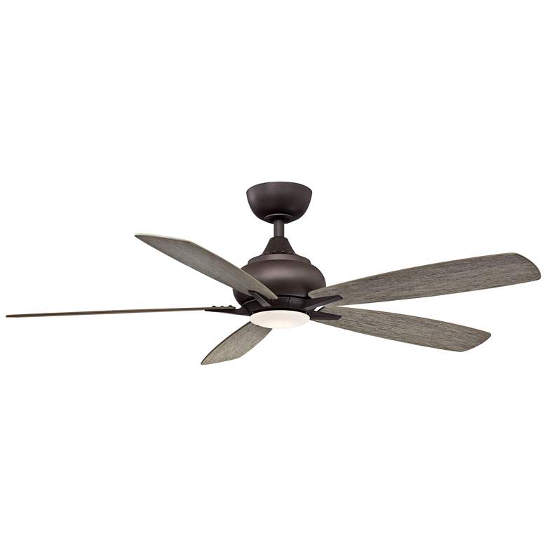 Image 2 52 inch Fanimation Doren Matte Greige LED Ceiling Fan with Remote