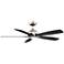 52" Fanimation Doren Polished Nickel LED Ceiling Fan with Remote