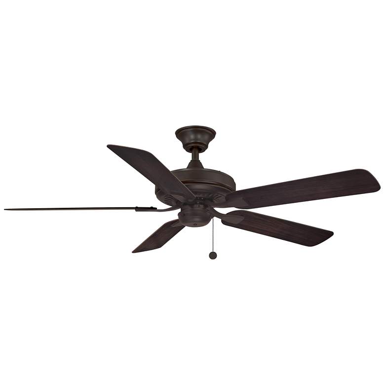 Image 1 52 inch Fanimation Edgewood Dark Bronze Outdoor Pull-Chain Ceiling Fan