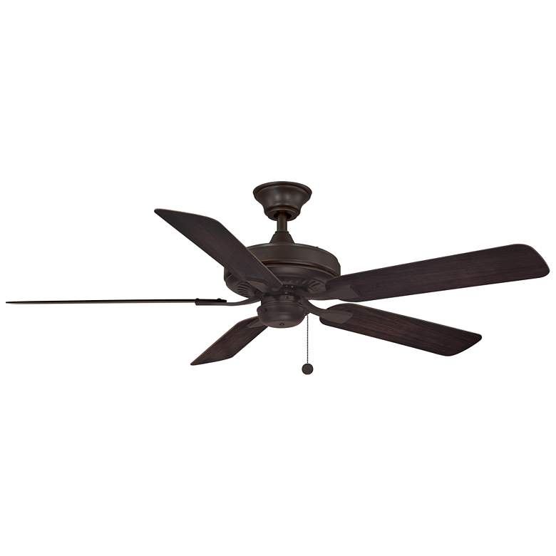Image 1 52" Fanimation Edgewood Dark Bronze Outdoor Pull-Chain Ceiling Fan