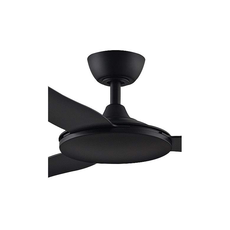 Image 3 52" Fanimation Glideaire Black Modern Smart Ceiling Fan more views