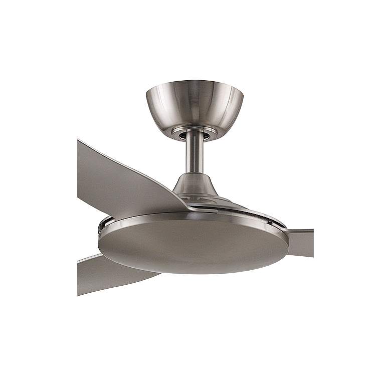 Image 3 52" Fanimation Glideaire Brushed Nickel Modern Smart Ceiling Fan more views