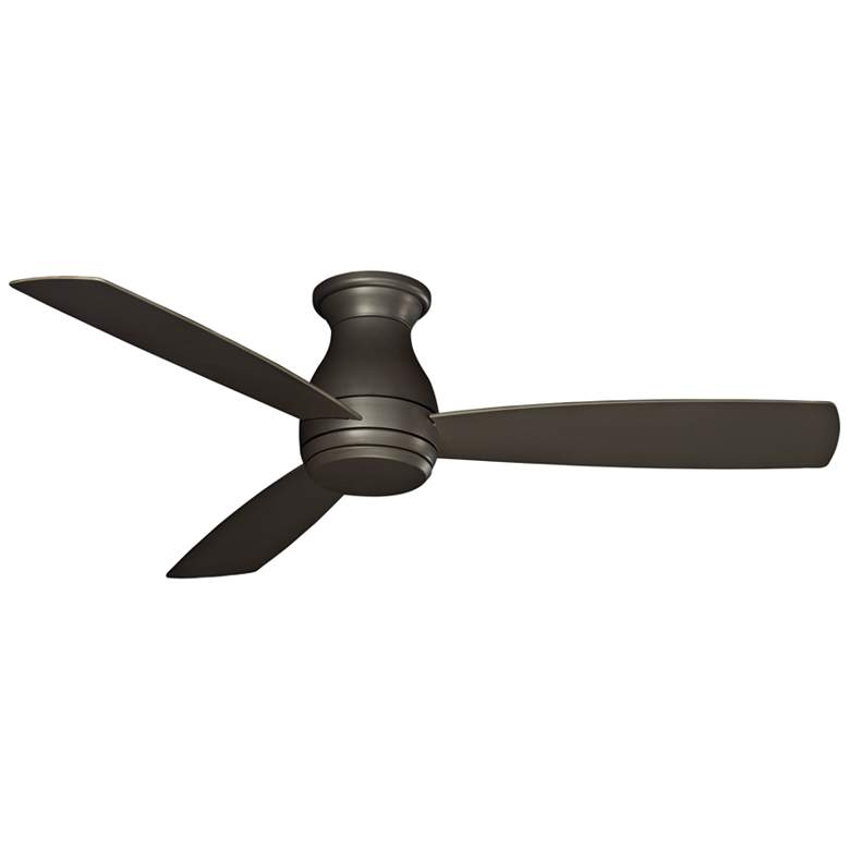 Image 3 52" Fanimation Hugh Matte Greige LED Hugger Ceiling Fan with Remote more views