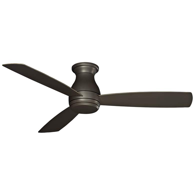 Image 3 52 inch Fanimation Hugh Matte Greige LED Hugger Ceiling Fan with Remote more views