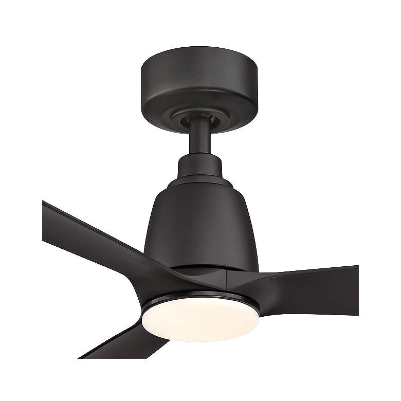 Image 3 52" Fanimation Kute Black Damp LED Smart Ceiling Fan more views