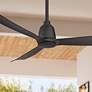 52" Fanimation Kute Black Damp Modern Smart Ceiling Fan