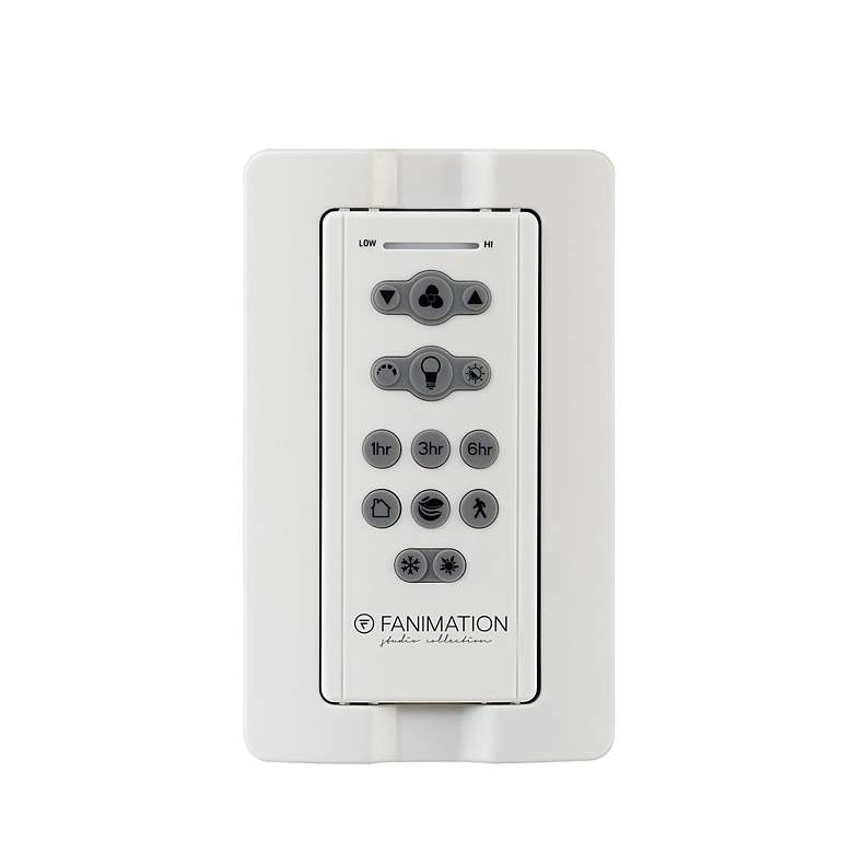 Image 2 52" Fanimation Kute Black Flush Ceiling Fan with Remote more views