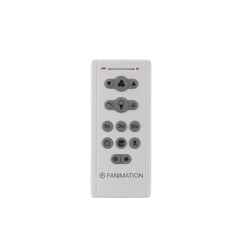Image 3 52" Fanimation Kute Black Flush Ceiling Fan with Remote more views