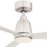 52" Fanimation Kute Brushed Nickel Damp LED Smart Ceiling Fan