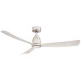 52&quot; Fanimation Kute Brushed Nickel Damp Rated Ceiling Fan with Remote
