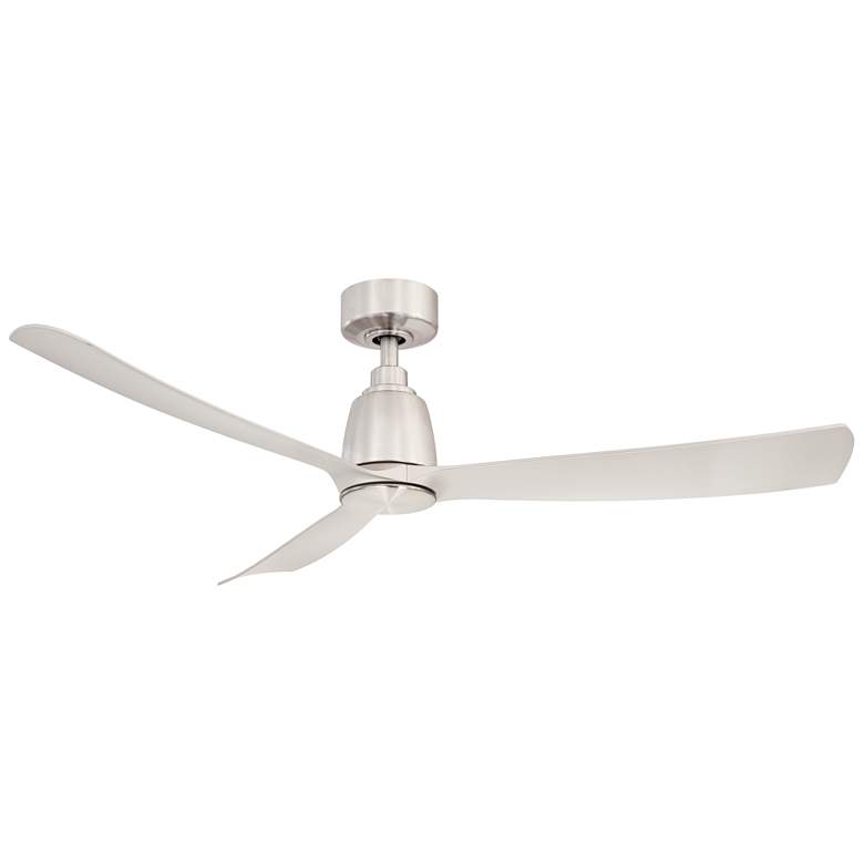 Image 2 52" Fanimation Kute Brushed Nickel Damp Rated Smart Ceiling Fan