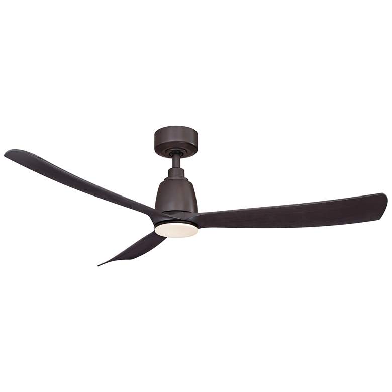Image 2 52" Fanimation Kute Dark Bronze Damp LED Smart Ceiling Fan