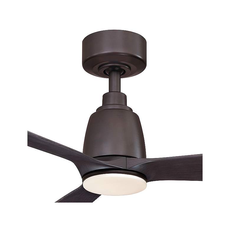 Image 3 52" Fanimation Kute Dark Bronze Damp LED Smart Ceiling Fan more views