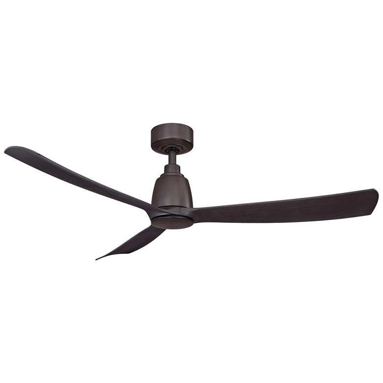 52&quot; Fanimation Kute Dark Bronze Damp Rated Ceiling Fan with Remote