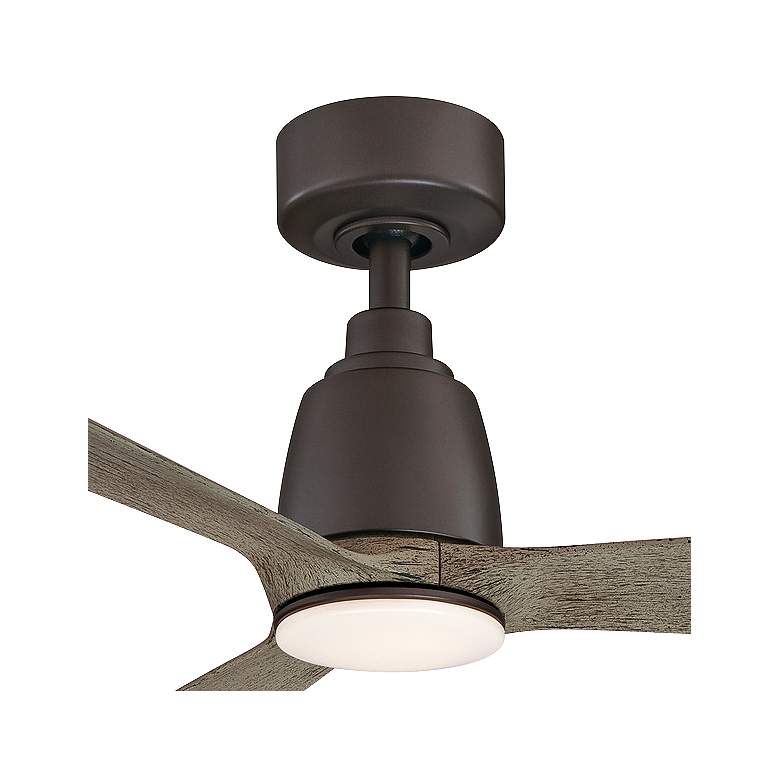 Image 3 52 inch Fanimation Kute Matte Greige Damp LED Smart Ceiling Fan more views