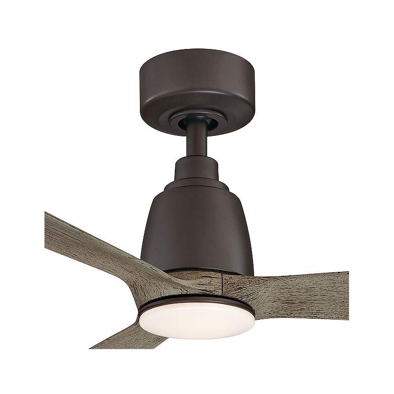 Image 3 52" Fanimation Kute Matte Greige Damp LED Smart Ceiling Fan more views