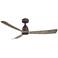 52" Fanimation Kute Matte Greige Damp Rated Ceiling Fan with Remote